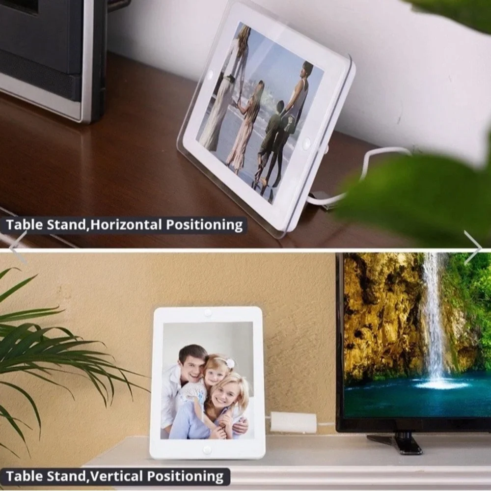White Amplified Indoor HDTV Antenna & Photo Frame
